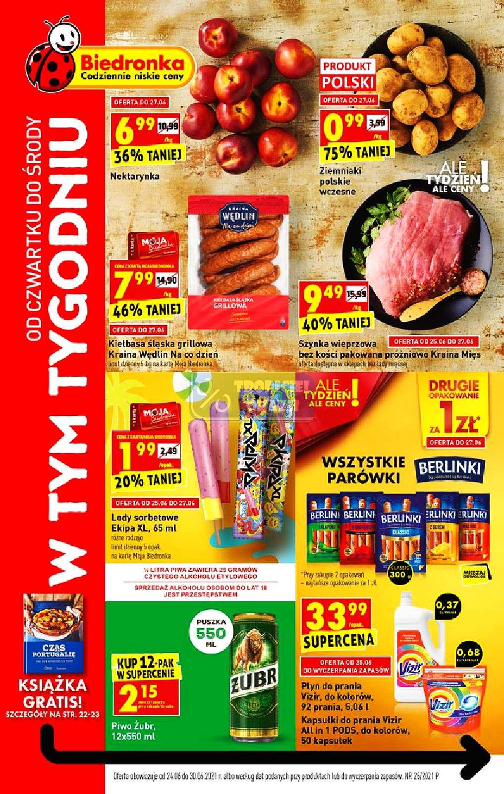 Gazetka promocyjna Biedronka str. 1