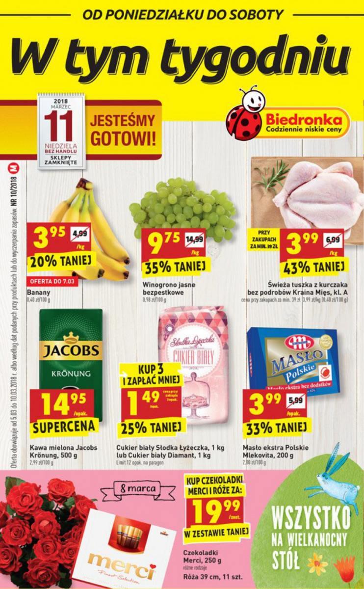 Gazetka promocyjna Biedronka str. 1