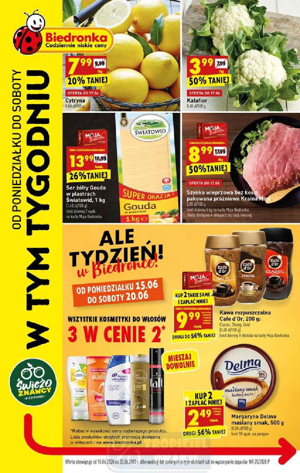 Gazetka promocyjna Biedronka str. 1