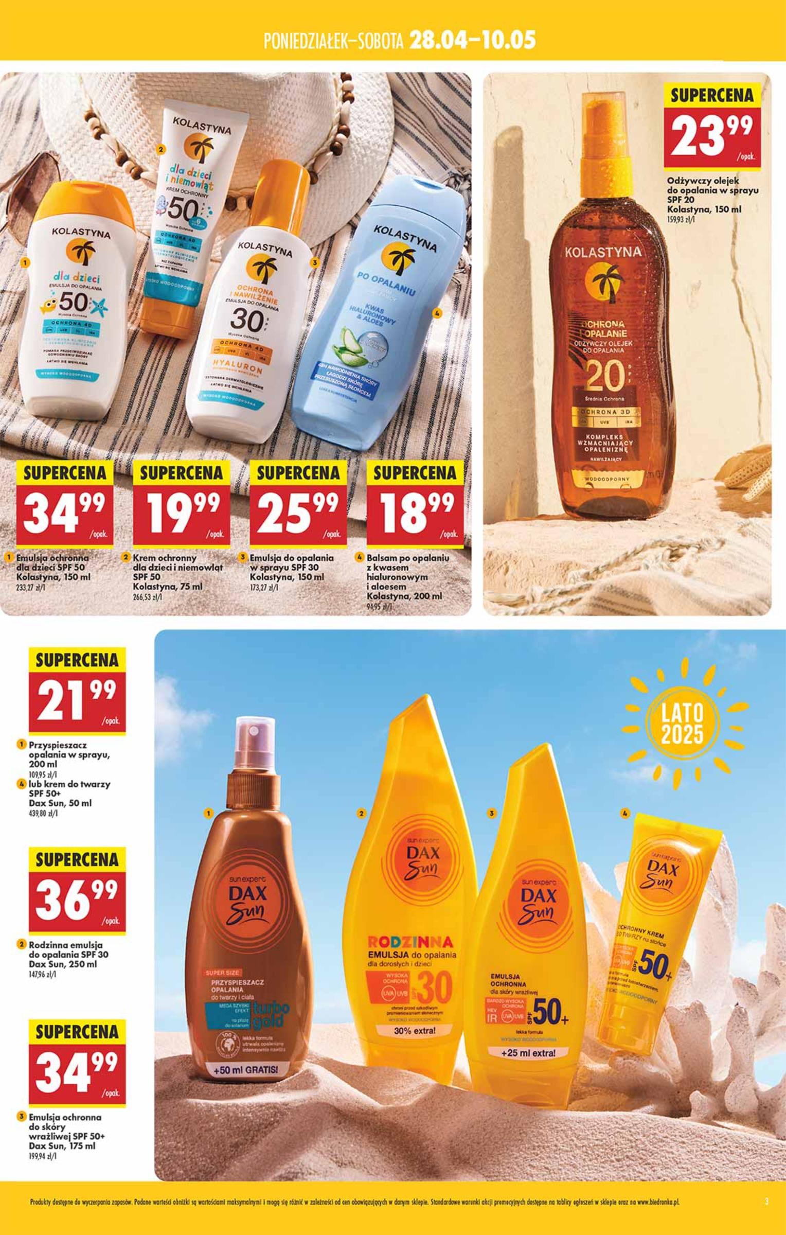 Gazetka promocyjna Biedronka str. 3