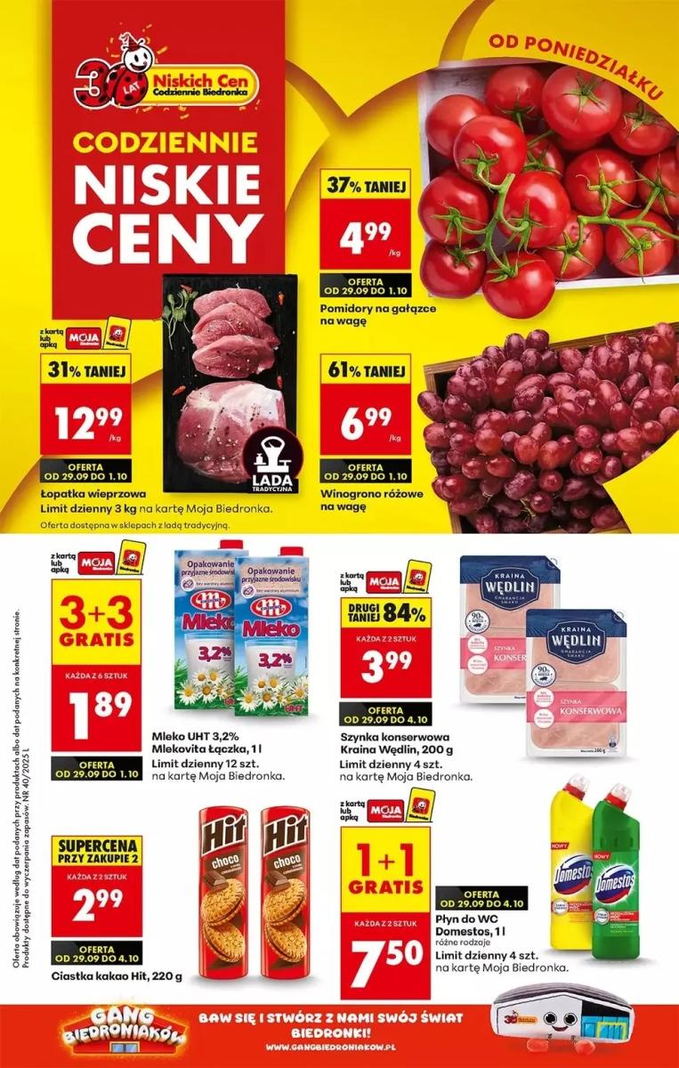 Gazetka promocyjna Biedronka str. 1