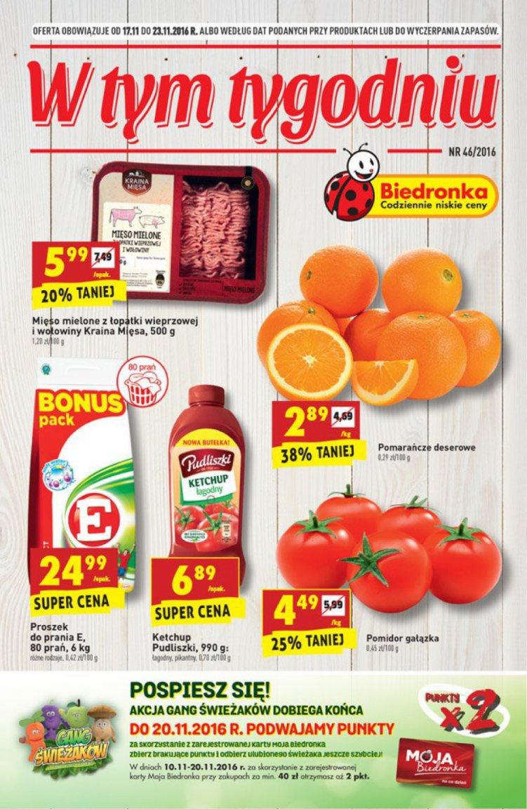 Gazetka promocyjna Biedronka str. 1