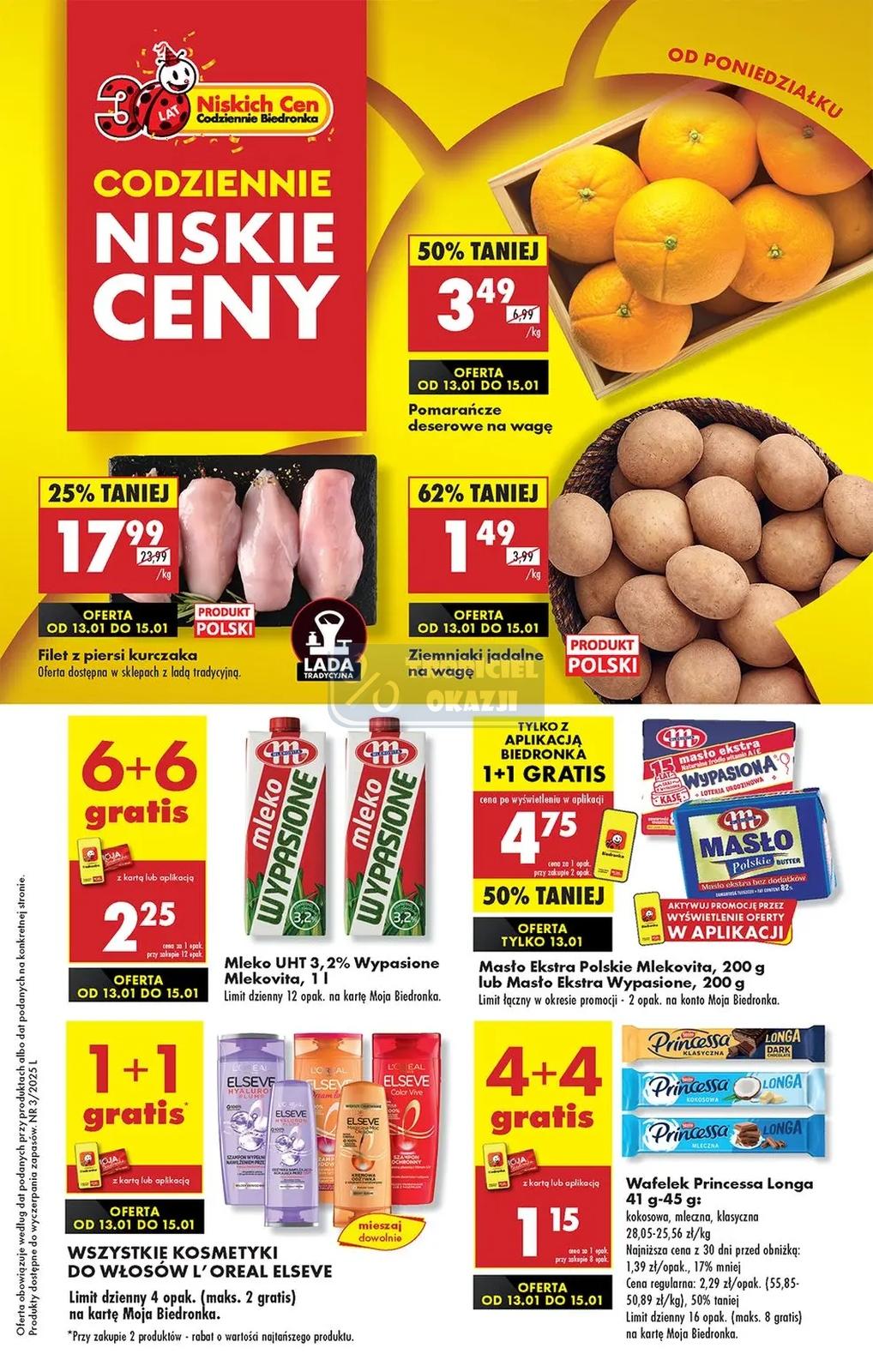 Gazetka promocyjna Biedronka str. 1