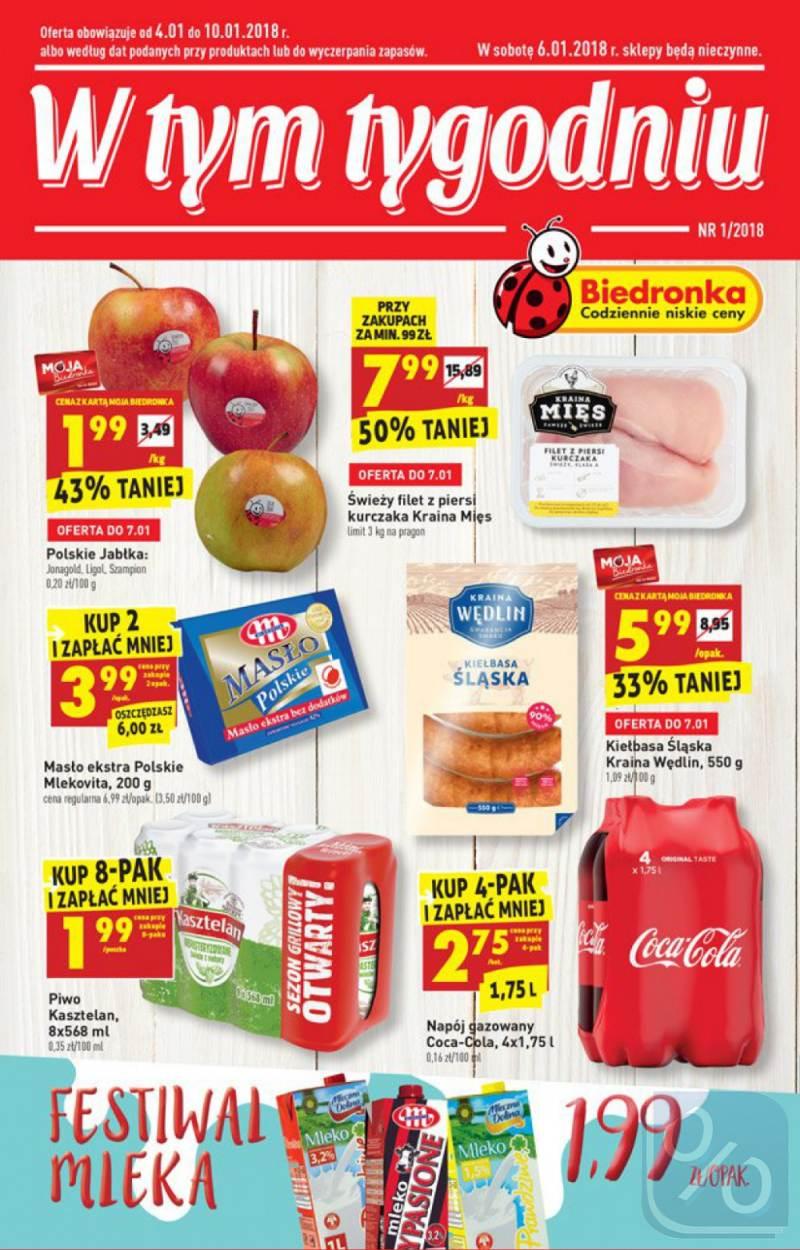 Gazetka promocyjna Biedronka str. 1