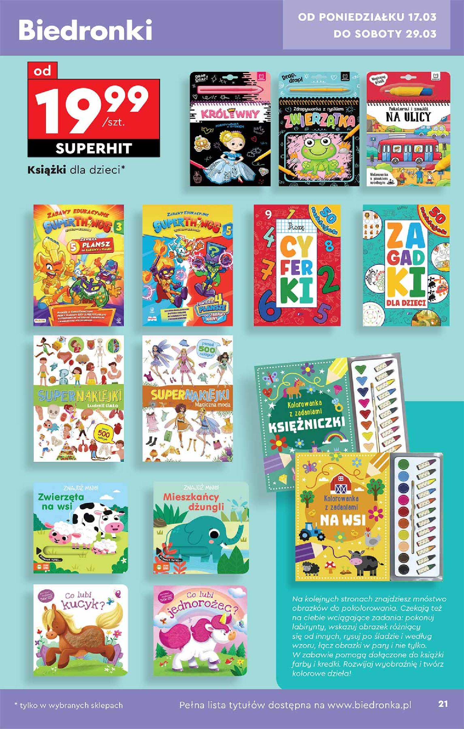 Gazetka promocyjna Biedronka str. 21