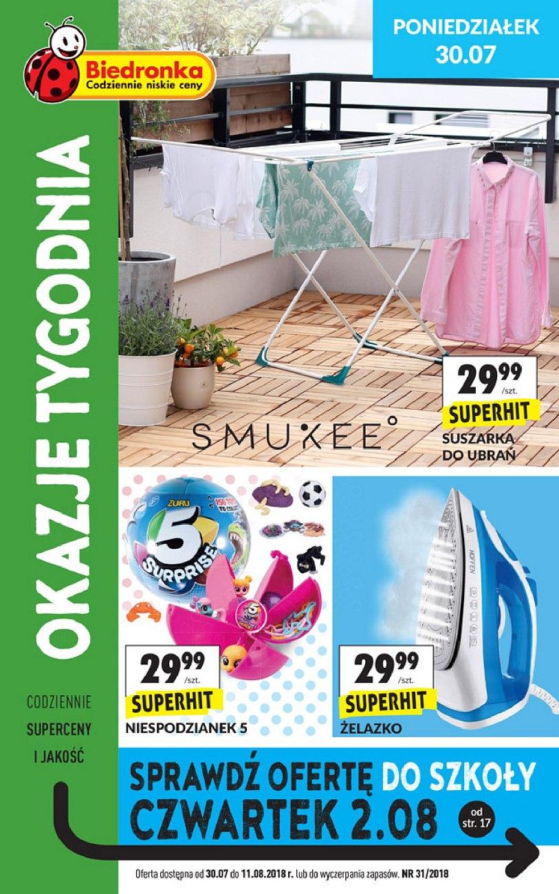 Gazetka promocyjna Biedronka str. 1