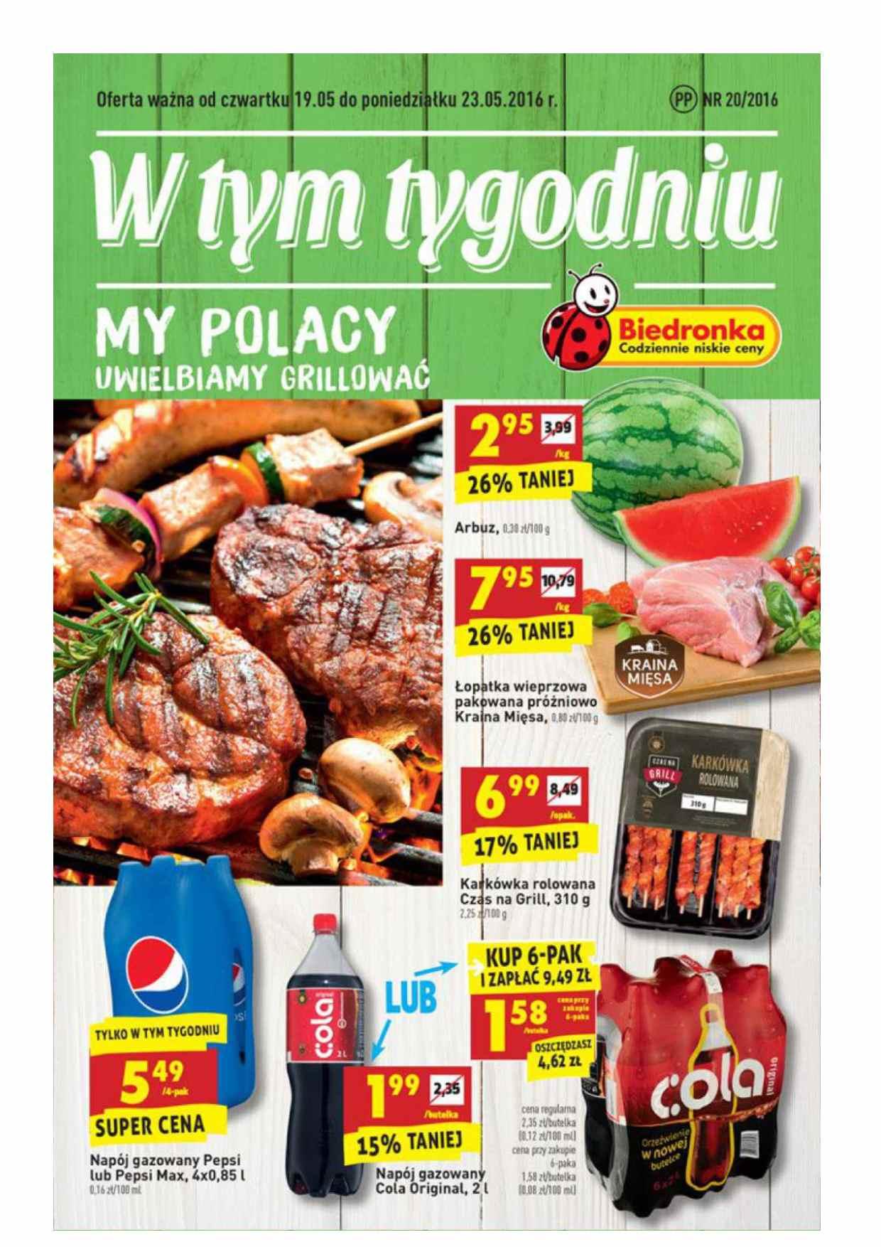 Gazetka promocyjna Biedronka str. 1