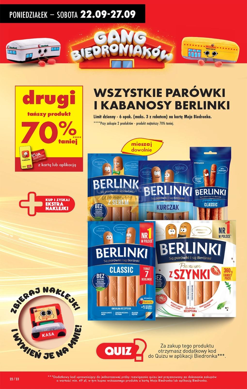 Gazetka promocyjna Biedronka str. 22