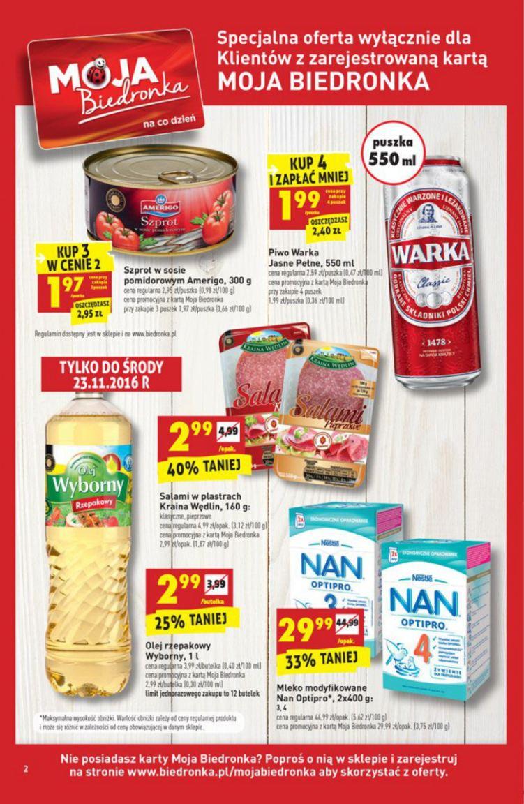 Gazetka promocyjna Biedronka str. 2