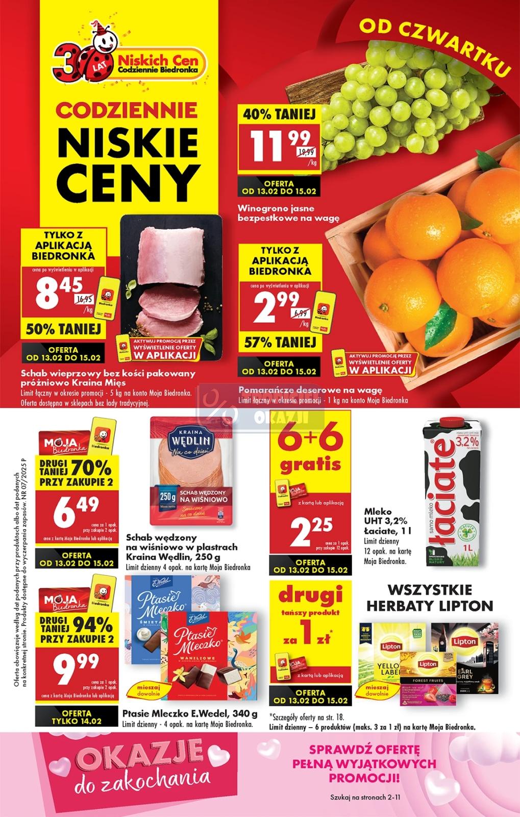 Gazetka promocyjna Biedronka str. 1