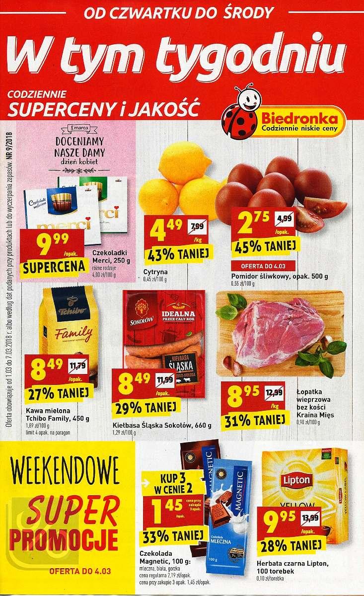 Gazetka promocyjna Biedronka str. 1