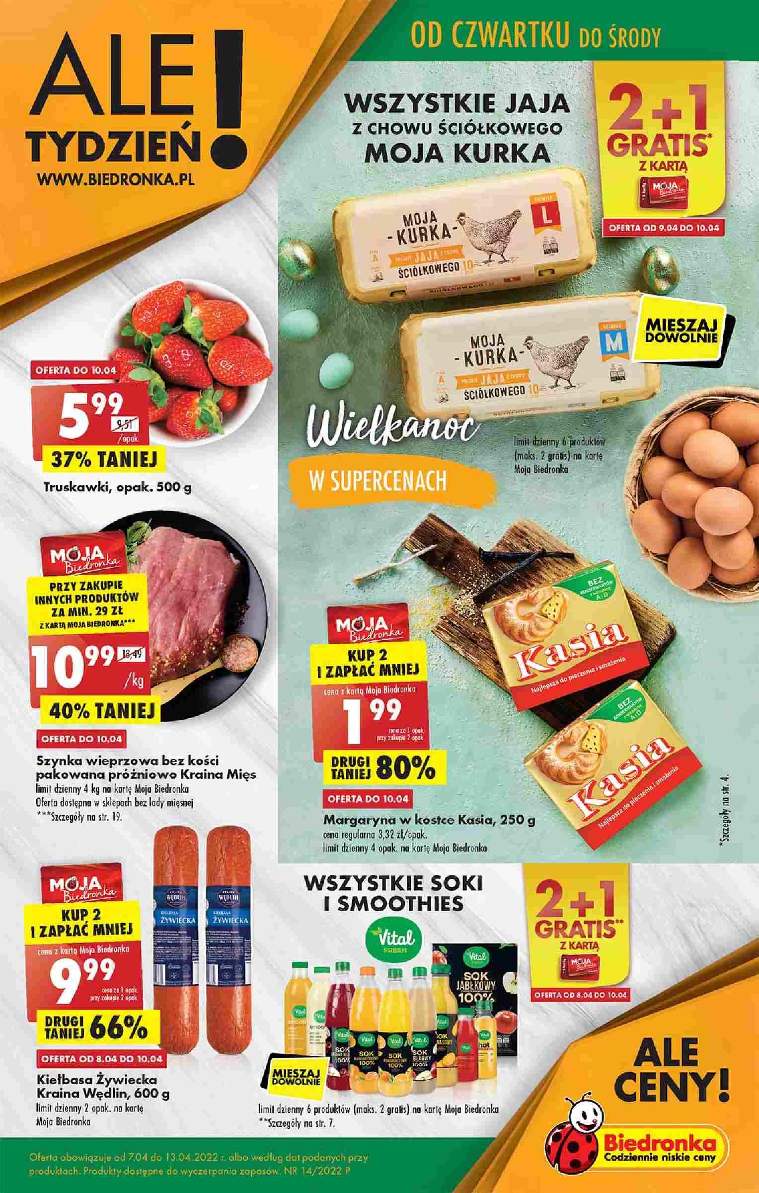 Gazetka promocyjna Biedronka str. 1