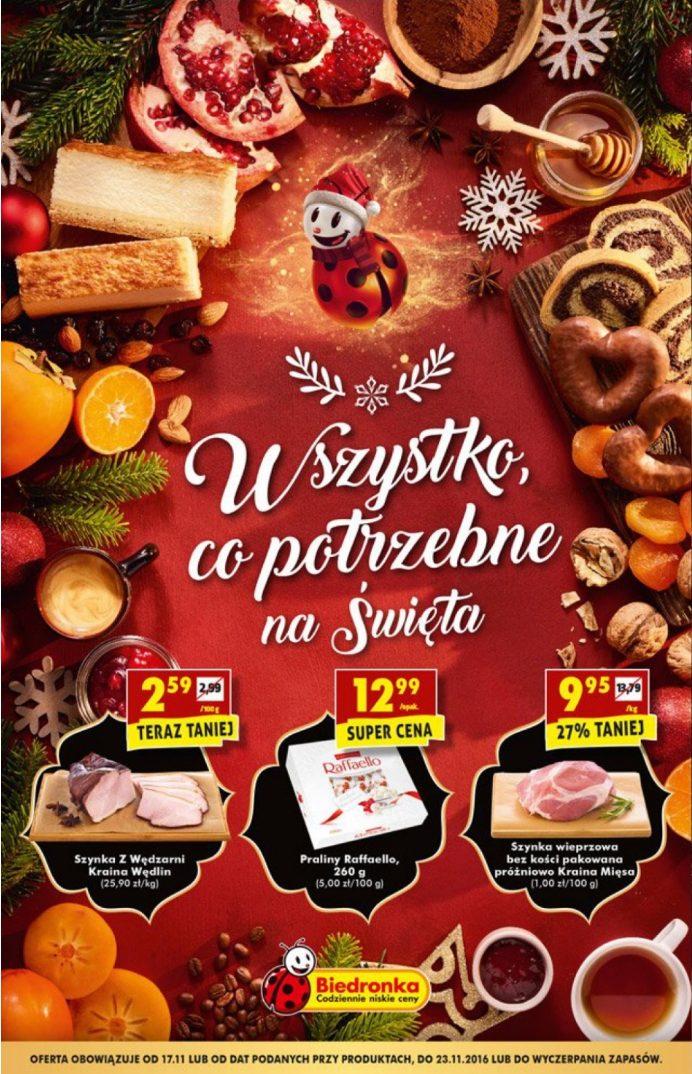 Gazetka promocyjna Biedronka str. 1