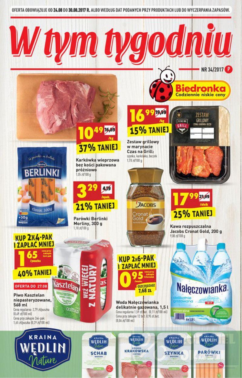 Gazetka promocyjna Biedronka str. 1