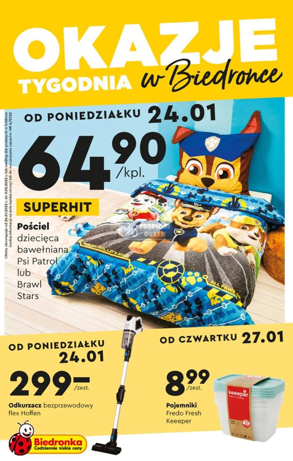 Gazetka promocyjna Biedronka str. 1