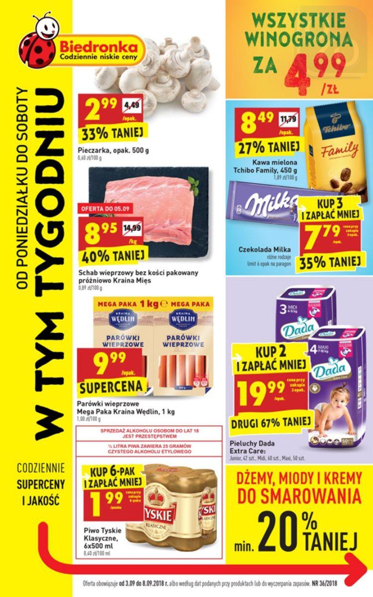 Gazetka promocyjna Biedronka str. 1