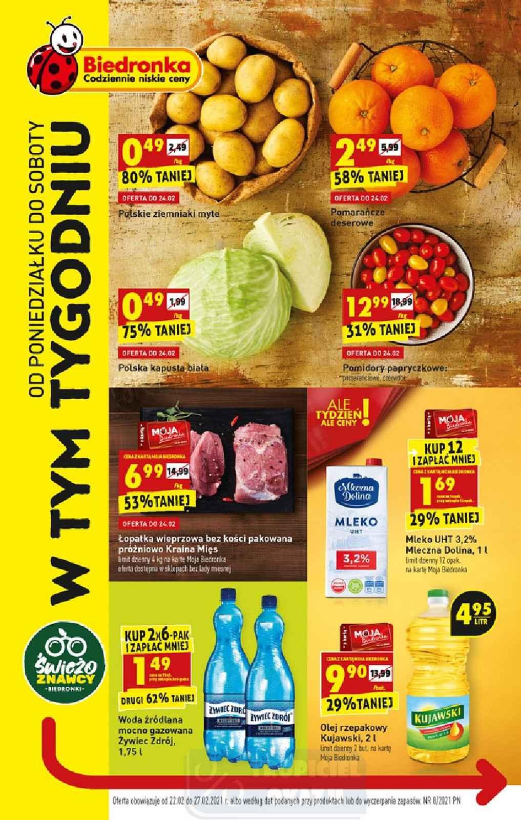 Gazetka promocyjna Biedronka str. 1