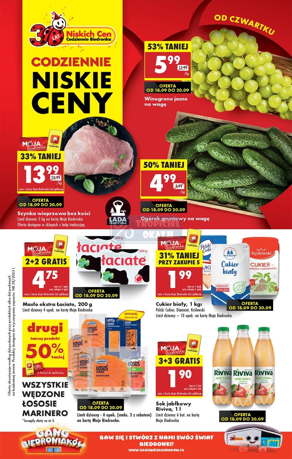 Gazetka promocyjna Biedronka str. 1