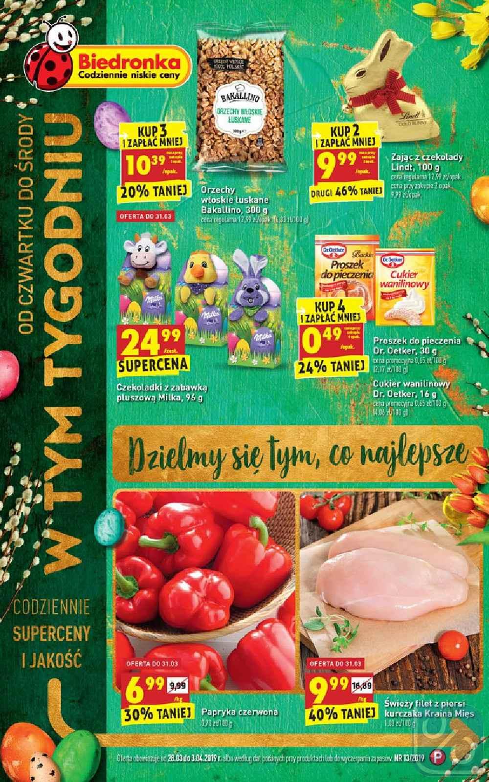 Gazetka promocyjna Biedronka str. 1