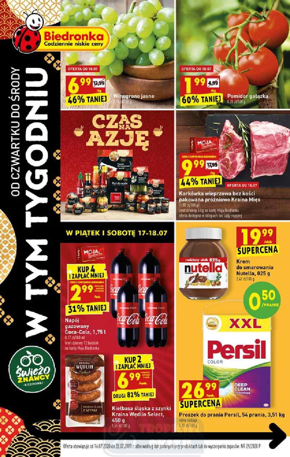 Gazetka promocyjna Biedronka str. 1