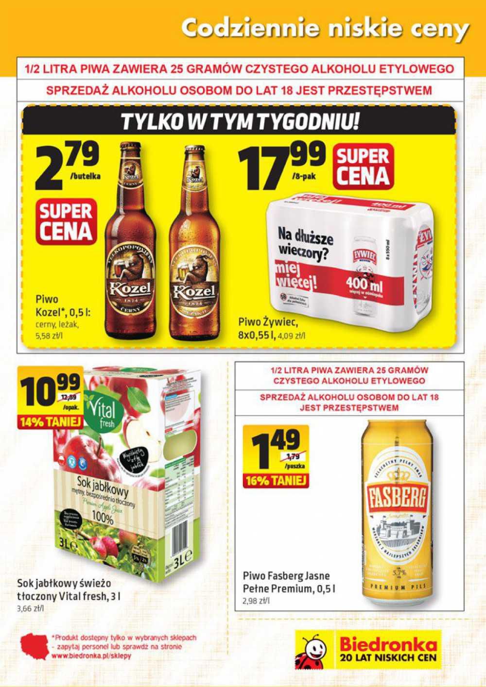 Gazetka promocyjna Biedronka str. 19