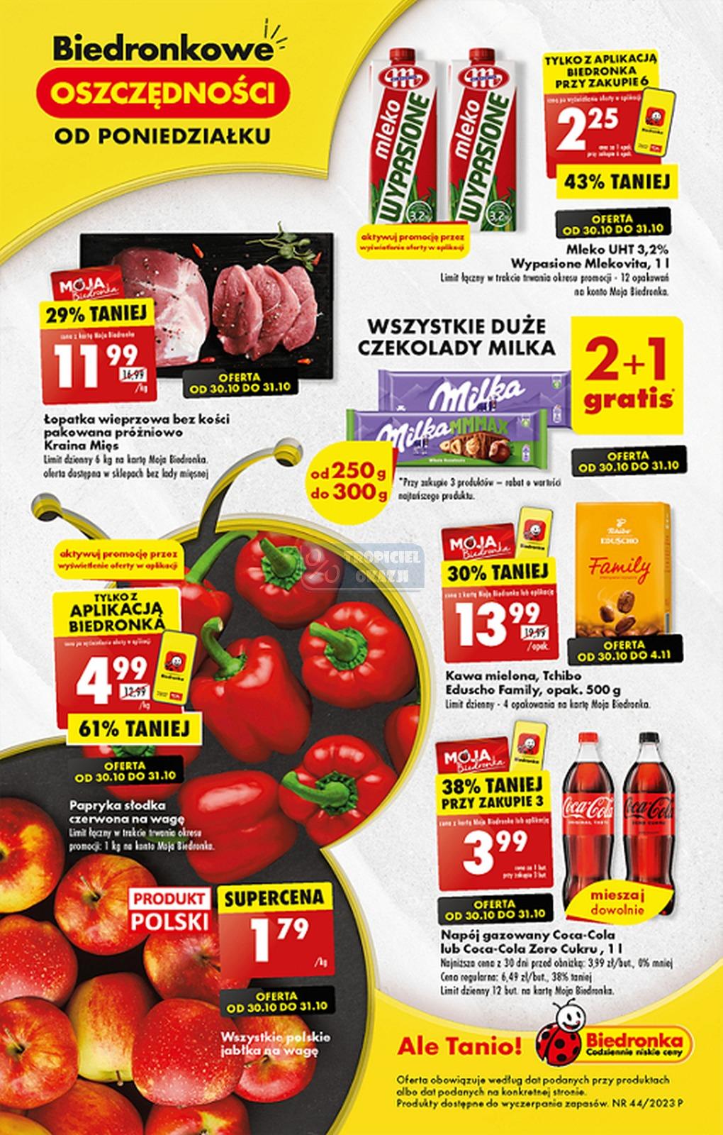 Gazetka promocyjna Biedronka str. 1