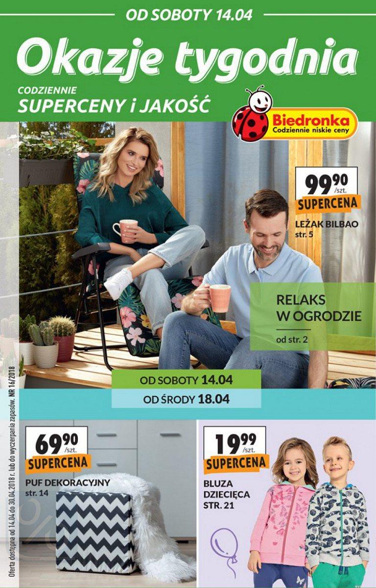 Gazetka promocyjna Biedronka str. 1