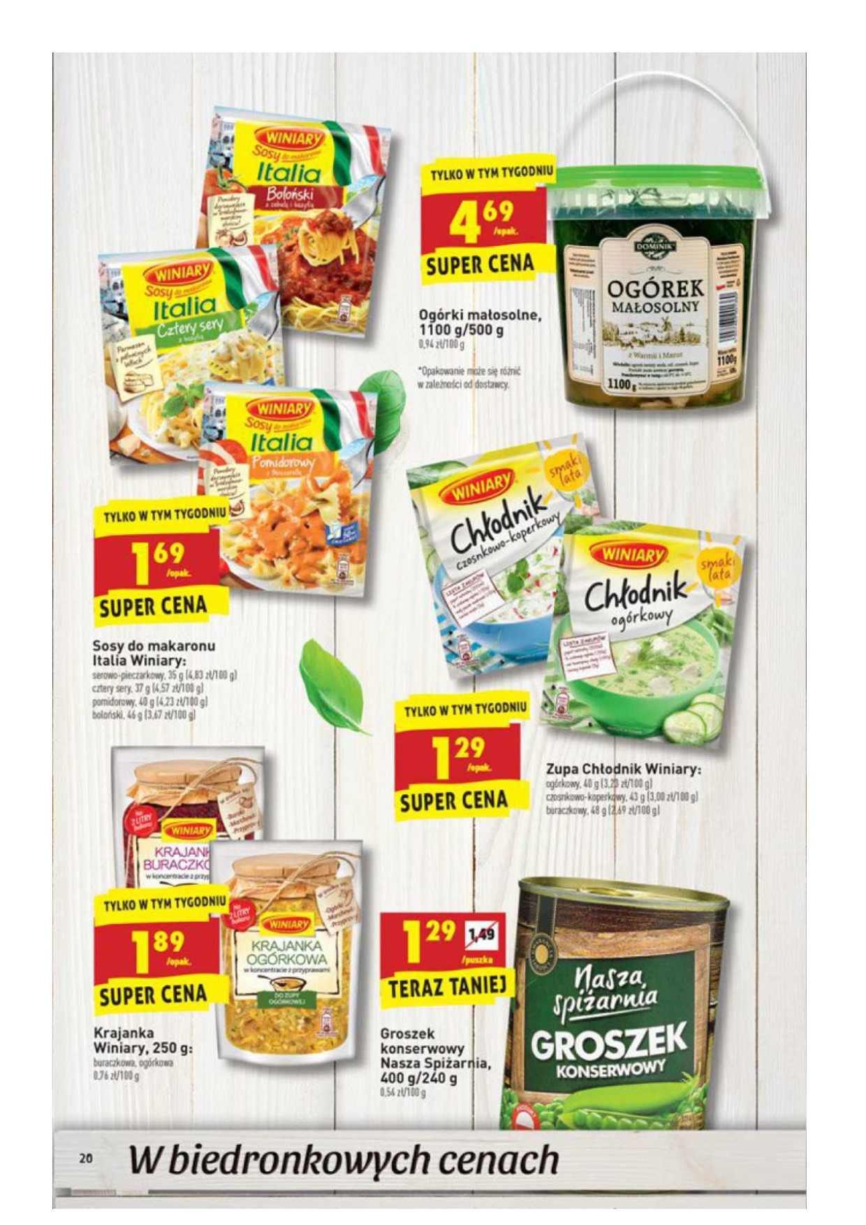 Gazetka promocyjna Biedronka str. 20