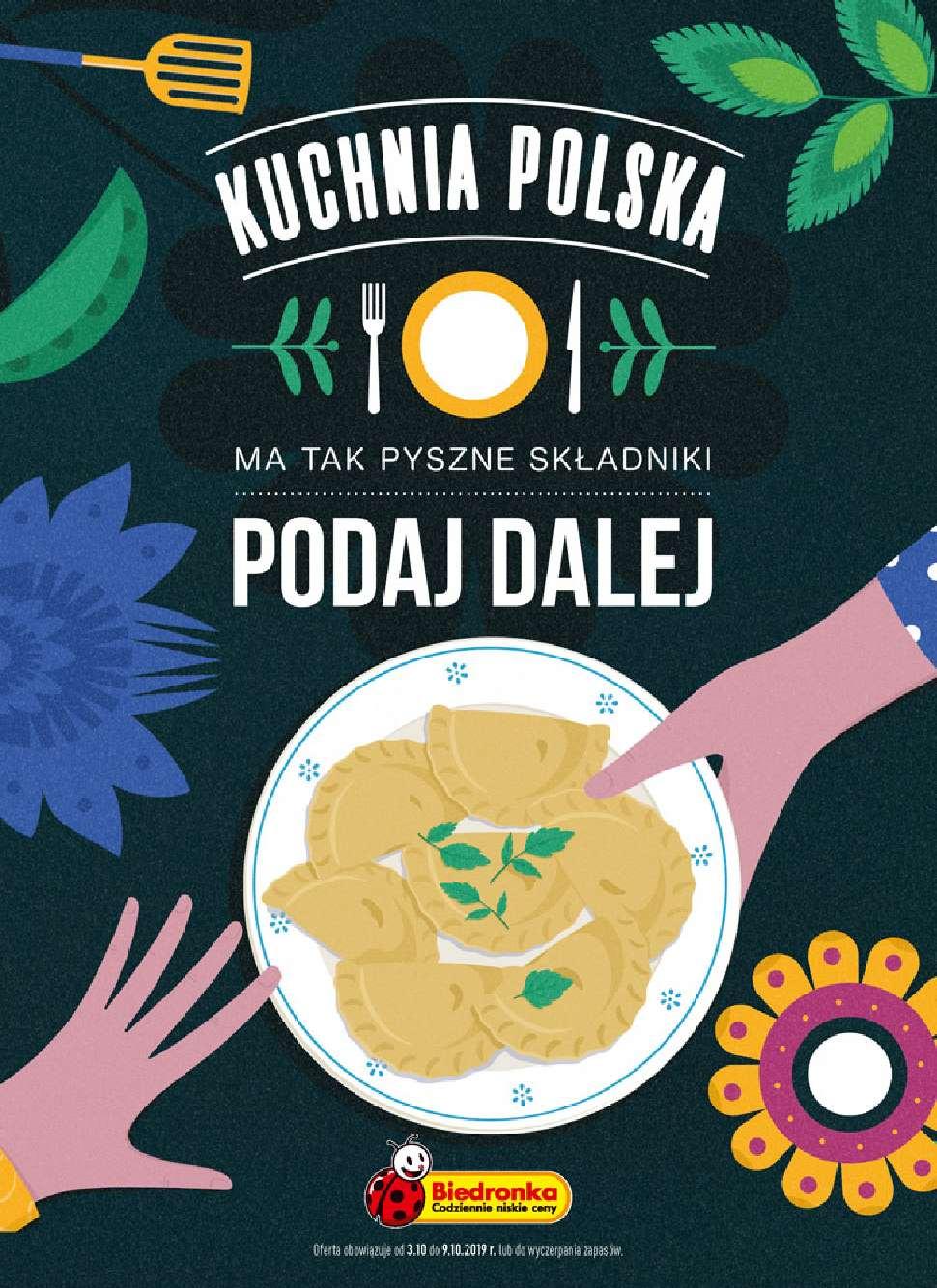 Gazetka promocyjna Biedronka str. 1