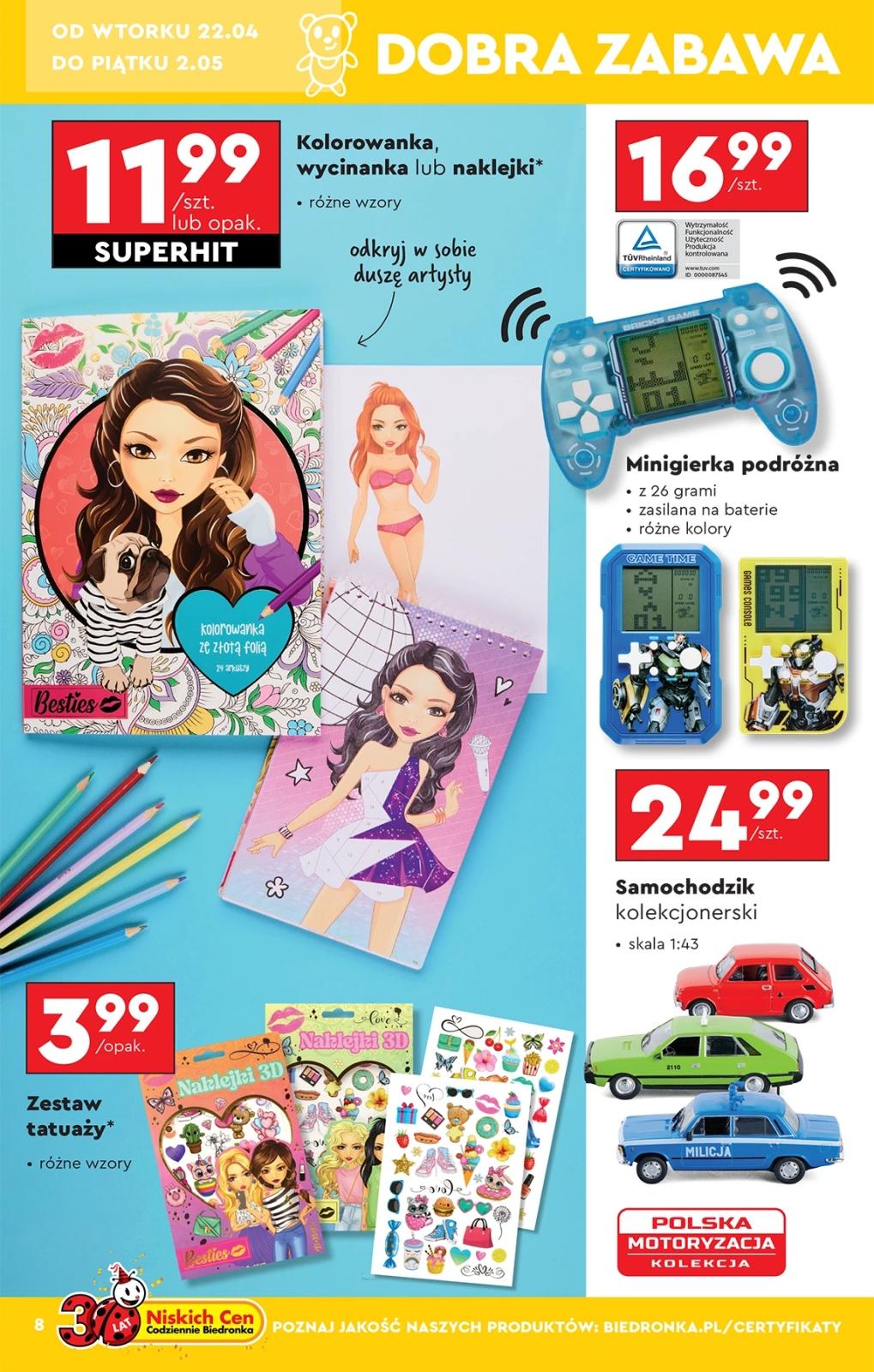 Gazetka promocyjna Biedronka str. 8