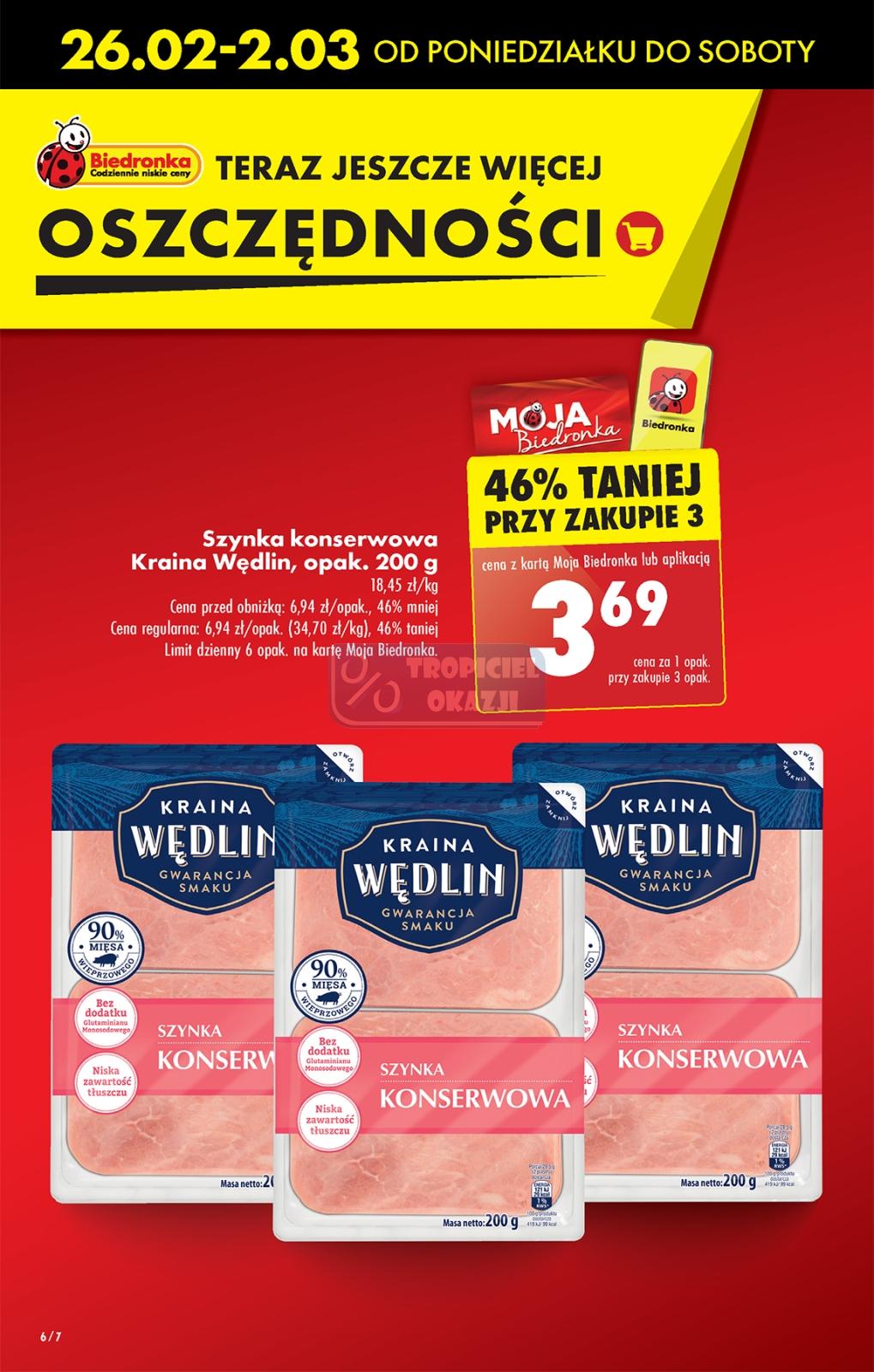 Gazetka promocyjna Biedronka str. 6