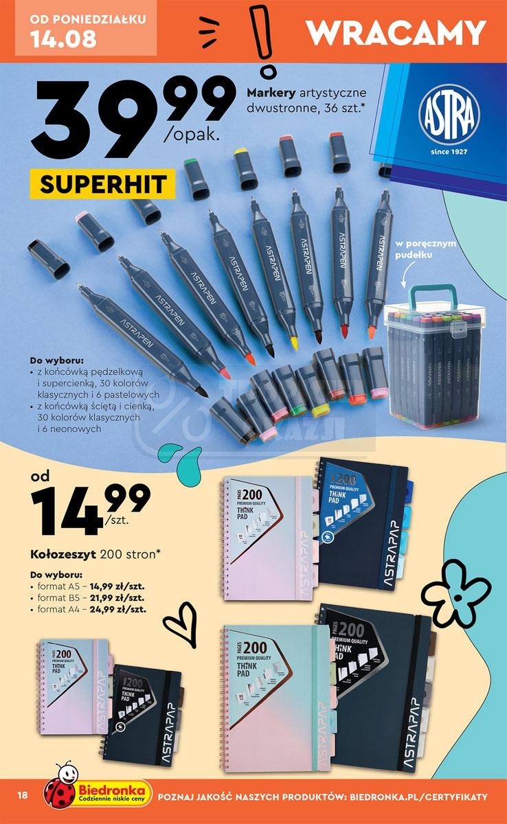 Gazetka promocyjna Biedronka str. 18