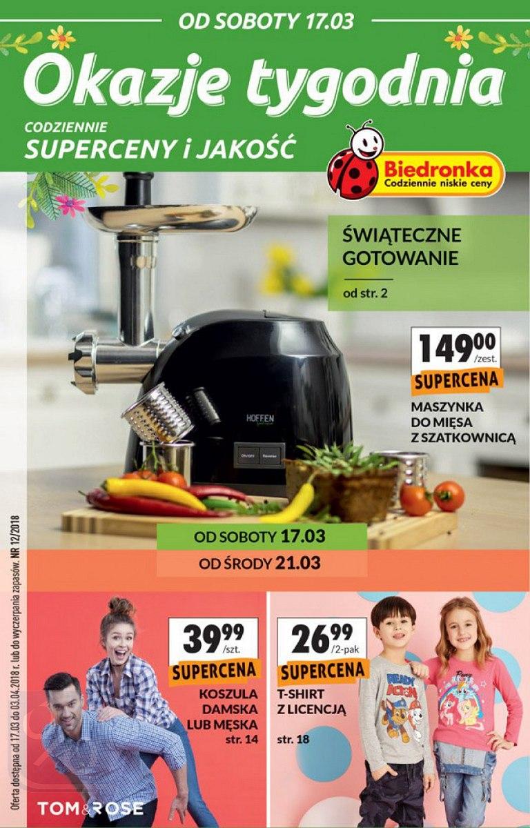 Gazetka promocyjna Biedronka str. 1