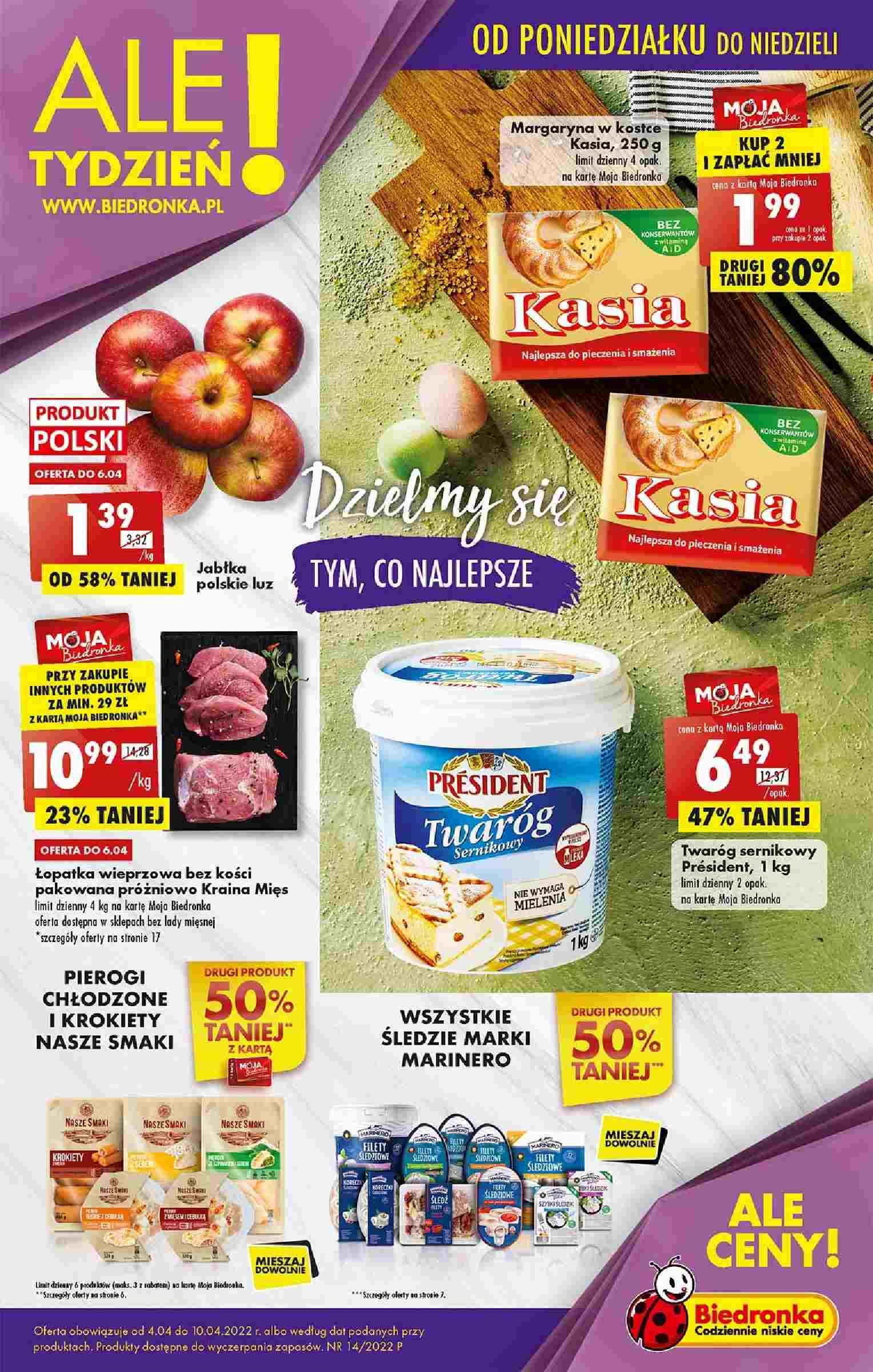 Gazetka promocyjna Biedronka str. 1