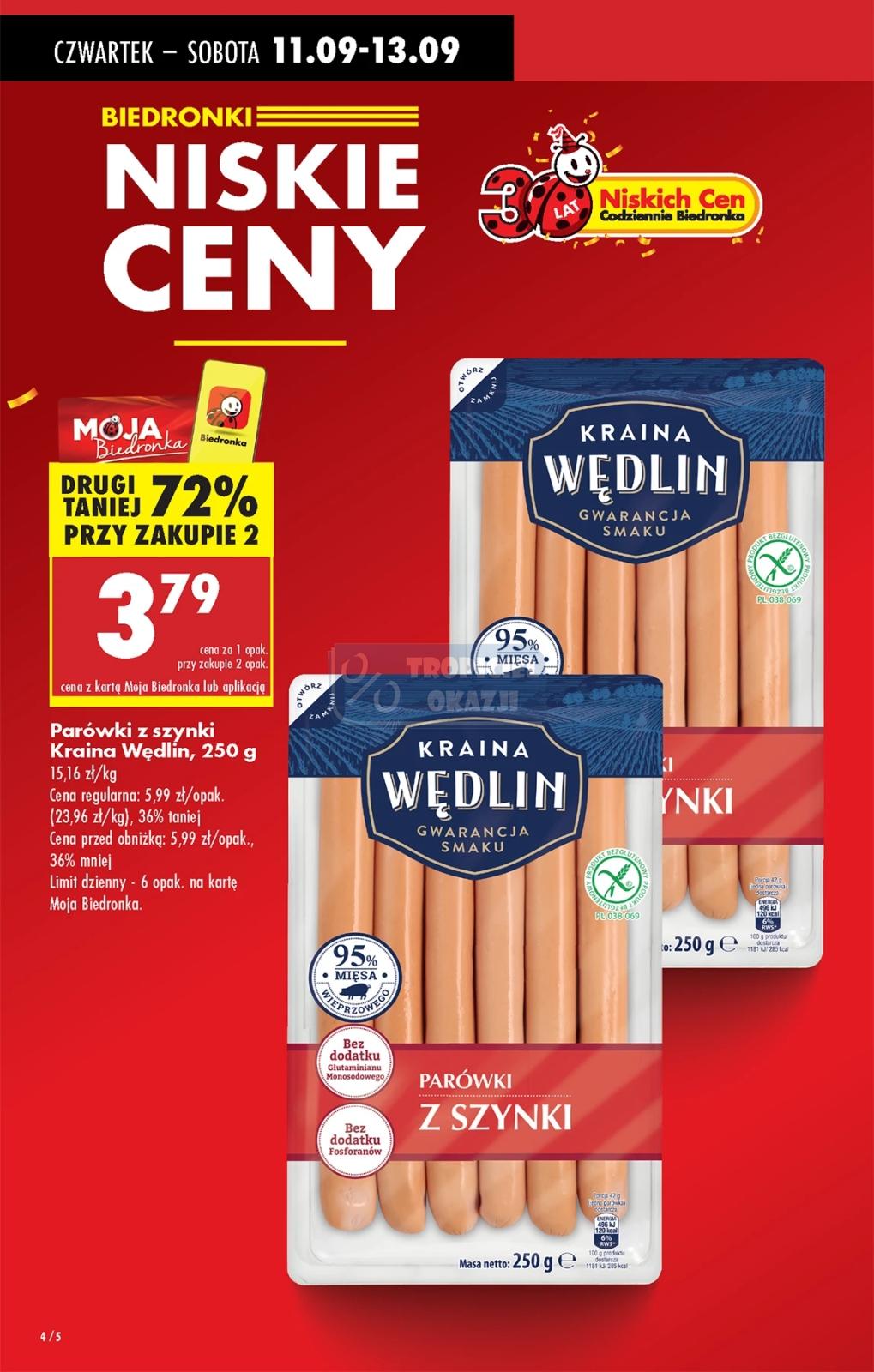 Gazetka promocyjna Biedronka str. 4