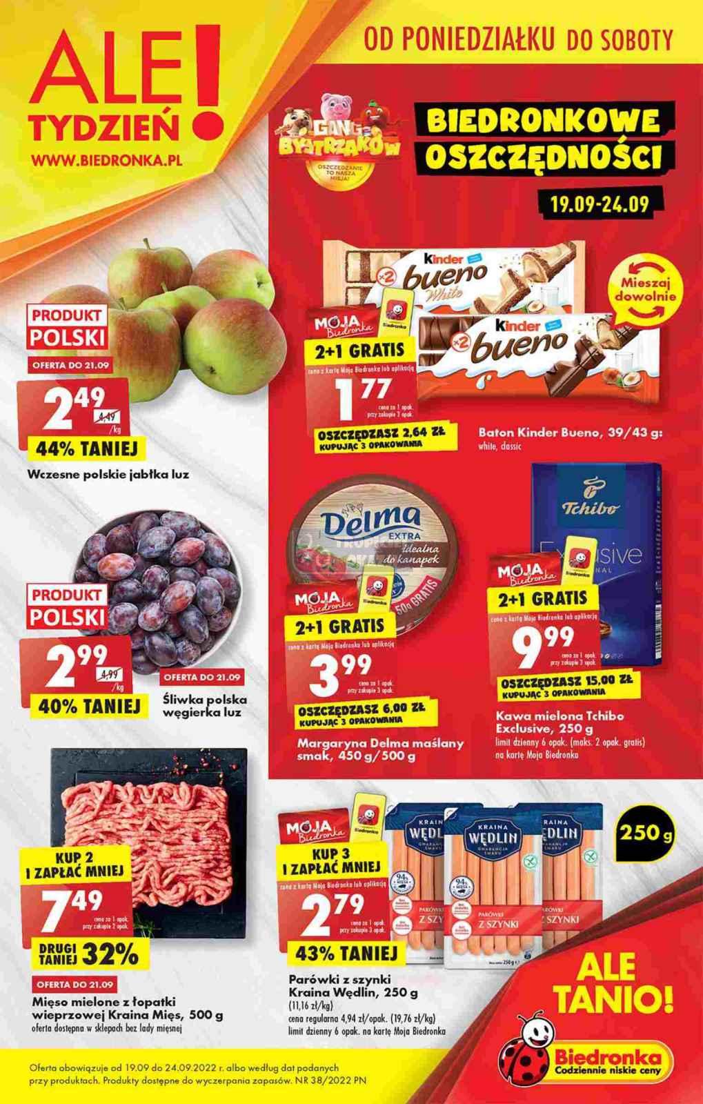 Gazetka promocyjna Biedronka str. 1