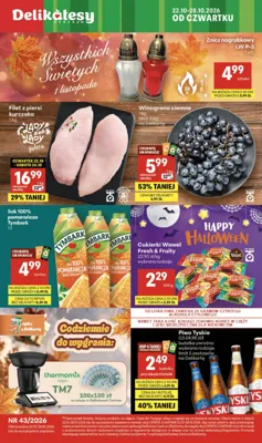 Delikatesy Centrum gazetka - od 22/10/2026 do 28/10/2026