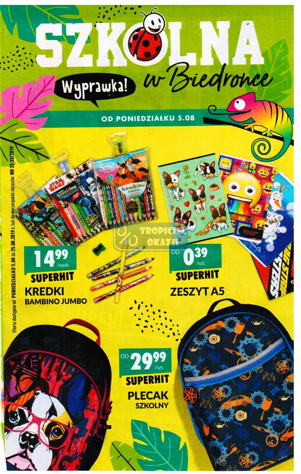 Gazetka promocyjna Biedronka str. 1