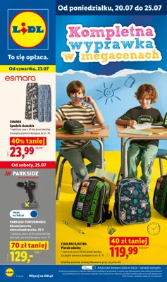Lidl gazetka - od 20/07/2026 do 25/07/2026
