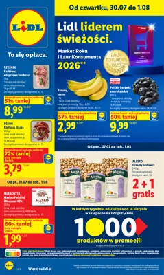 Lidl gazetka - od 30/07/2026 do 01/08/2026
