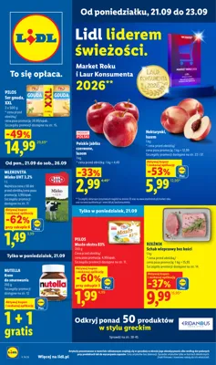 Lidl gazetka - od 21/09/2026 do 23/09/2026