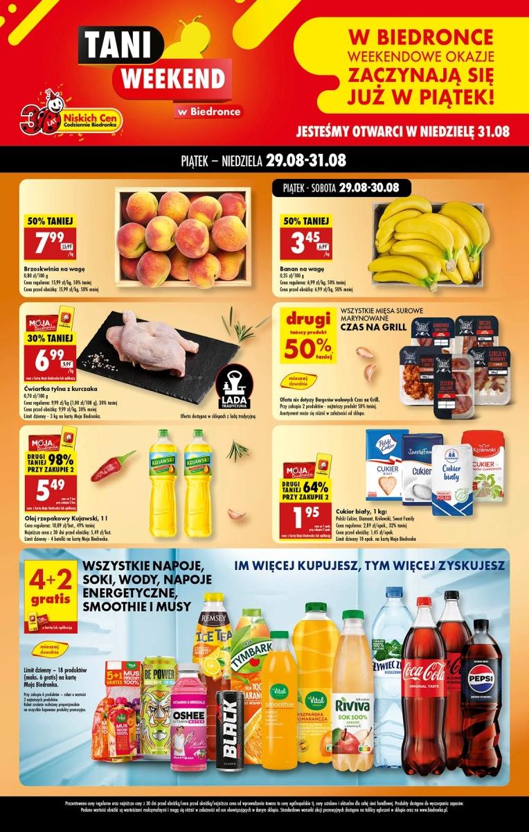 Gazetka promocyjna Biedronka str. 1