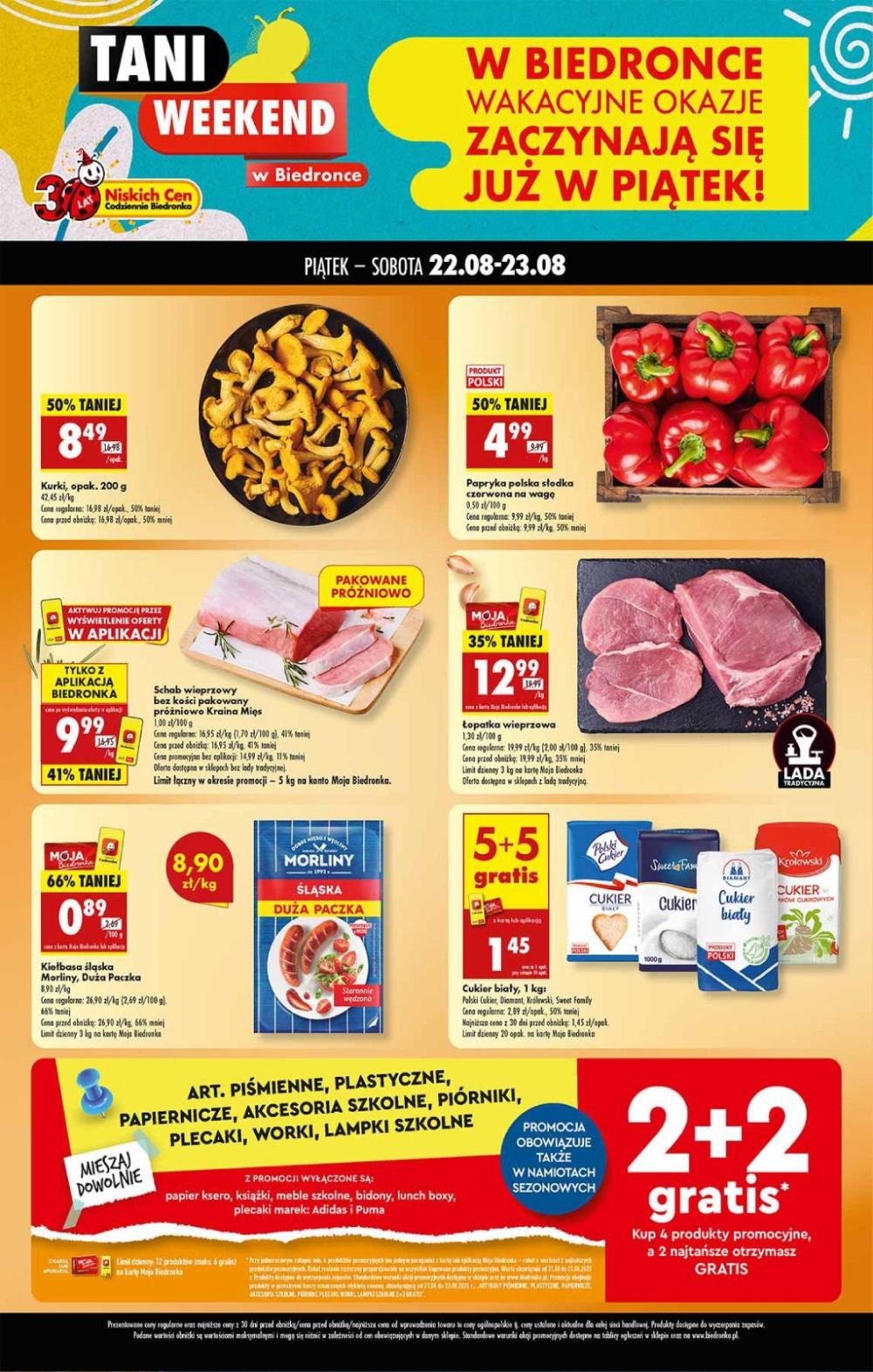 Gazetka promocyjna Biedronka str. 1