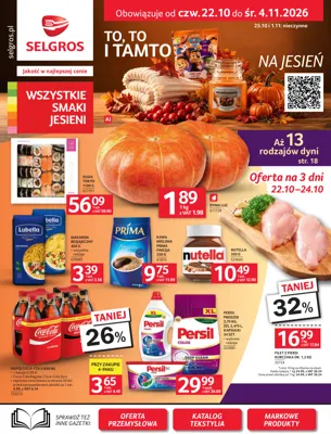 Selgros gazetka - od 22/10/2026 do 04/11/2026